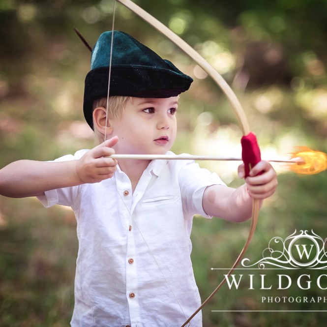 Robin Hood styled children's mini photo shoot