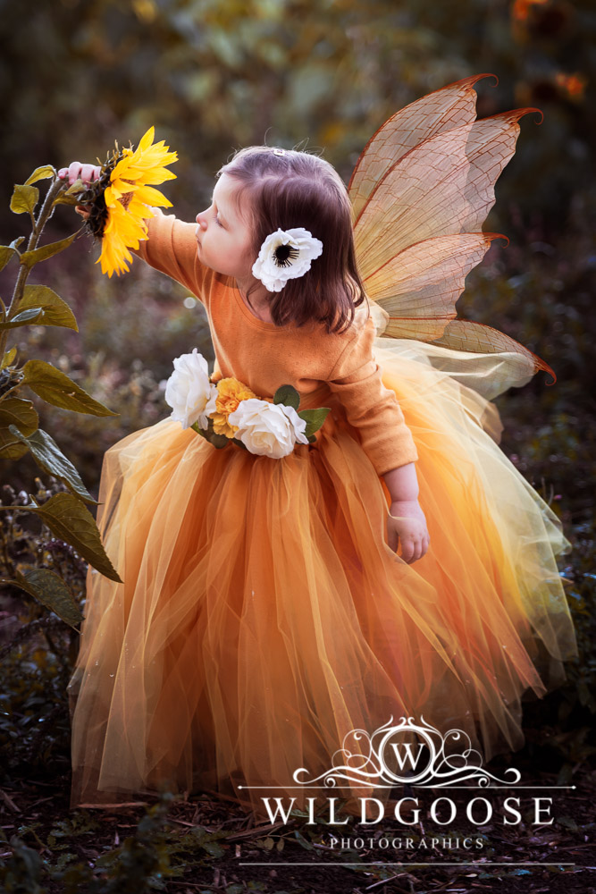 Magical photo shoot with fairy dresses and props