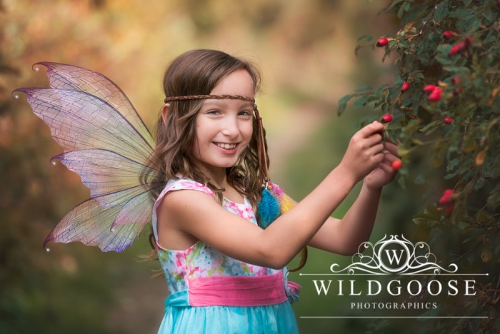 Magical photo shoot with fairy dresses and props