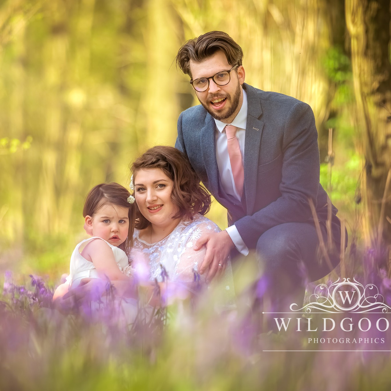 Magical bluebell photo shoot